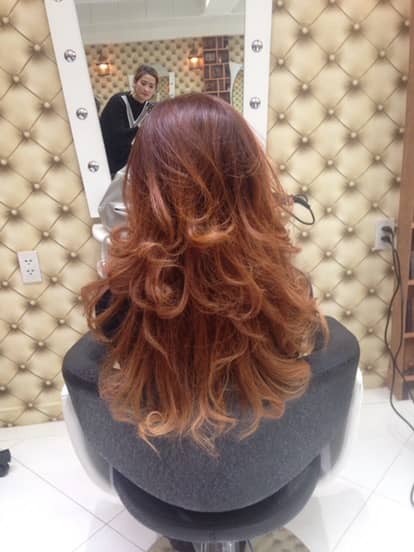 ATAMAヘアーサロンのブロースタイル